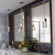 Load image into Gallery viewer, Empire LED Pendant Light in bathroom.