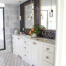 Load image into Gallery viewer, Empire LED Pendant Light in bathroom.