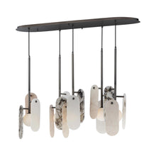Load image into Gallery viewer, Megalith LED Multi Light Pendant Light in Various Stone/Gunmetal.