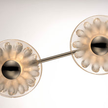 Load image into Gallery viewer, Peony LED Wall Light in Detail.