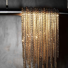 Load image into Gallery viewer, Trapeze LED Linear Pendant light in Detail.