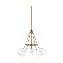 Load image into Gallery viewer, Summer Chandelier in Matte White.