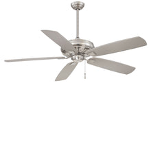 Load image into Gallery viewer, Sunseeker Outdoor Ceiling Fan in Brushed Nickel / Silver.