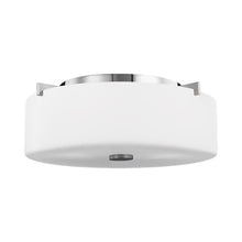 Load image into Gallery viewer, Sunset Drive Flush Mount Ceiling Light in 2-Light/Chrome.
