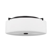Load image into Gallery viewer, Sunset Drive Flush Mount Ceiling Light in 3-Light/Oil Rubbed Bronze.