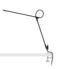 Load image into Gallery viewer, Superlight LED Clamp Table Lamp in Black.