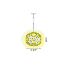 Load image into Gallery viewer, Supernova Pendant Light - line drawing.