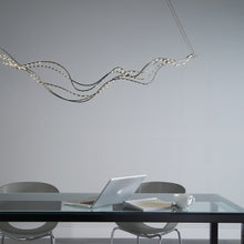 Load image into Gallery viewer, Surge LED Linear Suspension Light in office.