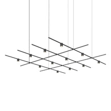 Load image into Gallery viewer, Suspenders® Gridscape LED Pendant Light (Power Precise Cylinder with Bezel Trim).