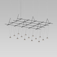 Load image into Gallery viewer, Suspenders® Gridscape LED Pendant Light in Detail.