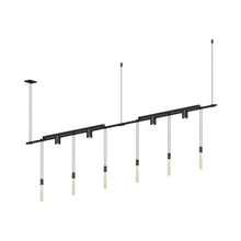 Load image into Gallery viewer, Suspenders® In-Line Linear LED Pendant Light (Crystal Rod).