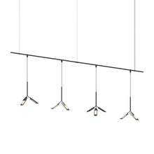 Load image into Gallery viewer, Suspenders® Tier Linear LED Pendant Light (Leaf Pendants).
