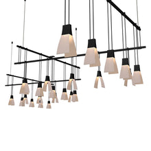 Load image into Gallery viewer, Suspenders® Zig Zag LED Pendant Light with Wings Luminaires.