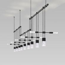 Load image into Gallery viewer, Suspenders®Offset Linear LED Pendant Light in Detail.