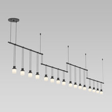 Load image into Gallery viewer, Suspenders®Offset Linear LED Pendant Light in Detail.