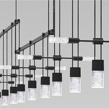 Load image into Gallery viewer, Suspenders®Offset Linear LED Pendant Light in Detail.
