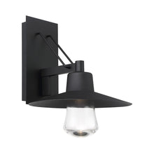 Load image into Gallery viewer, Suspense Outdoor LED Wall Light in Large/Black.