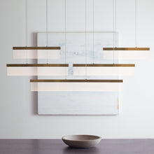 Load image into Gallery viewer, Sweep LED Linear Suspension Light in Detail.