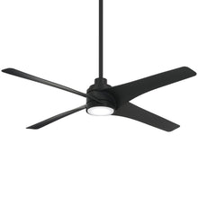 Load image into Gallery viewer, Swept LED Ceiling Fan in Coal.