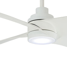 Load image into Gallery viewer, Swept LED Ceiling Fan in Detail.