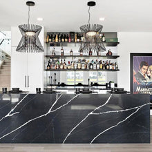 Load image into Gallery viewer, Syrma LED Pendant Light in dining room.