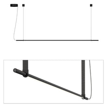 Load image into Gallery viewer, T.O. LED Pendant Light in Matte Black/Graphite (1-Light).