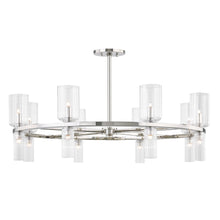 Load image into Gallery viewer, Tabitha Chandelier in Polished Nickel.