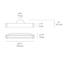 Load image into Gallery viewer, Talo LED Wall Light - line drawing.