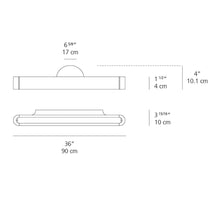 Load image into Gallery viewer, Talo LED Wall Light - line drawing.