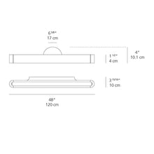Load image into Gallery viewer, Talo LED Wall Light - line drawing.