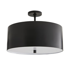 Load image into Gallery viewer, Tarbell Semi-Flush Mount Ceiling Light in Bronze.