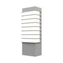 Load image into Gallery viewer, Tawa™ Outdoor LED Wall Light in Textured Gray/13" Slim.