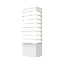 Load image into Gallery viewer, Tawa™ Outdoor LED Wall Light in Textured White/13" Slim.