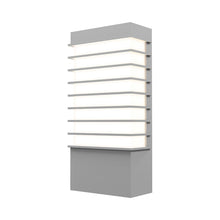 Load image into Gallery viewer, Tawa™ Outdoor LED Wall Light in Textured Gray/13".