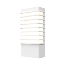 Load image into Gallery viewer, Tawa™ Outdoor LED Wall Light in Textured White/13".