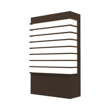 Load image into Gallery viewer, Tawa™ Outdoor LED Wall Light in Textured Bronze/13" Wide.