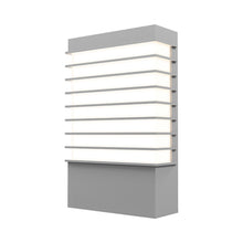 Load image into Gallery viewer, Tawa™ Outdoor LED Wall Light in Textured Gray/13" Wide.