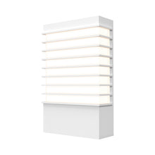 Load image into Gallery viewer, Tawa™ Outdoor LED Wall Light in Textured White/13" Wide.