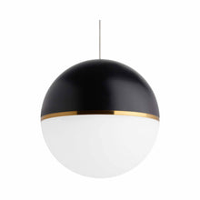 Load image into Gallery viewer, Akova Low Voltage LED Pendant Light in Matte Black/Aged Brass/Satin Nickel.