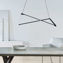 Load image into Gallery viewer, Balto LED Linear Suspension Light in living room.