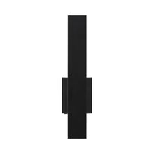 Load image into Gallery viewer, Blade Outdoor LED Wall Light in Black.