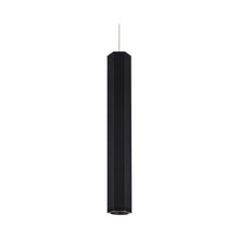Load image into Gallery viewer, Blok Large Low Voltage Pendant Light in Matte Black/Satin Nickel.