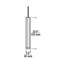Load image into Gallery viewer, Blok Large Low Voltage Pendant Light - line drawing.