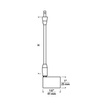 Load image into Gallery viewer, Bolt Low Voltage Head - line drawing.