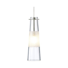 Load image into Gallery viewer, Bonn Low Voltage Pendant Light in Clear/Satin Nickel.