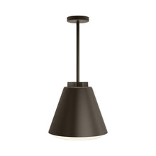 Load image into Gallery viewer, Bowman 12/18 Outdoor LED Pendant Light in Small/Bronze.
