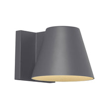Load image into Gallery viewer, Bowman Outdoor LED Wall Light in Small/Charcoal.