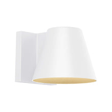 Load image into Gallery viewer, Bowman Outdoor LED Wall Light in Small/White.
