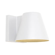 Load image into Gallery viewer, Bowman Outdoor LED Wall Light in Large/White.