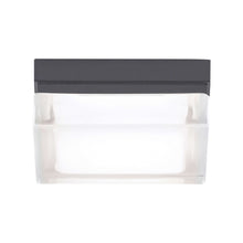 Load image into Gallery viewer, Boxie Outdoor LED Ceiling / Wall Light in Small/Charcoal.